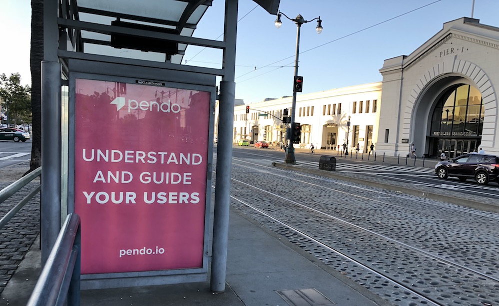 Pendo Transit sign