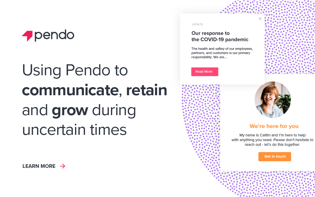 Pendo COVID-19 resources: Learn more