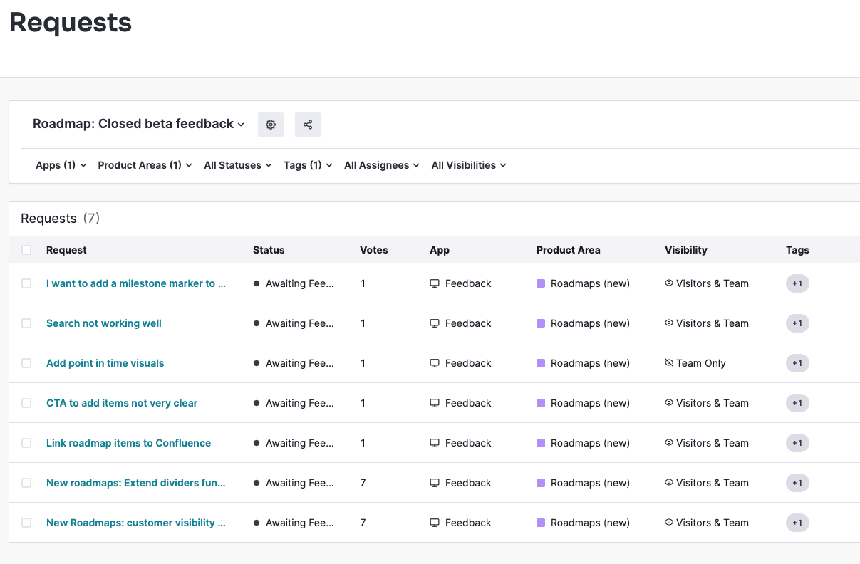 Use feedback and track bugs so you can iterate