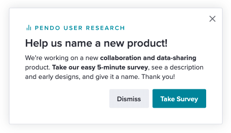 user research in app guidance from Pendo