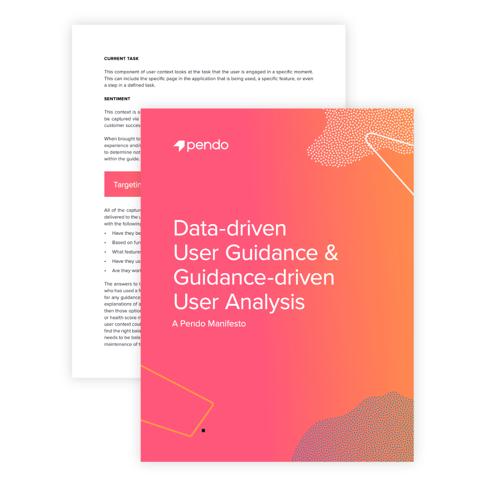 Data-driven User Guidance & Guidance-driven User Analytics