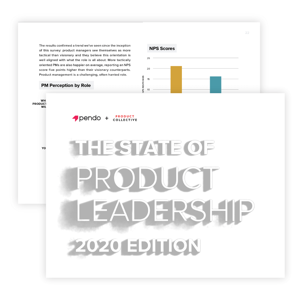 Pendo: Der Stand des Product Leadership Bericht 2020 Titelbild