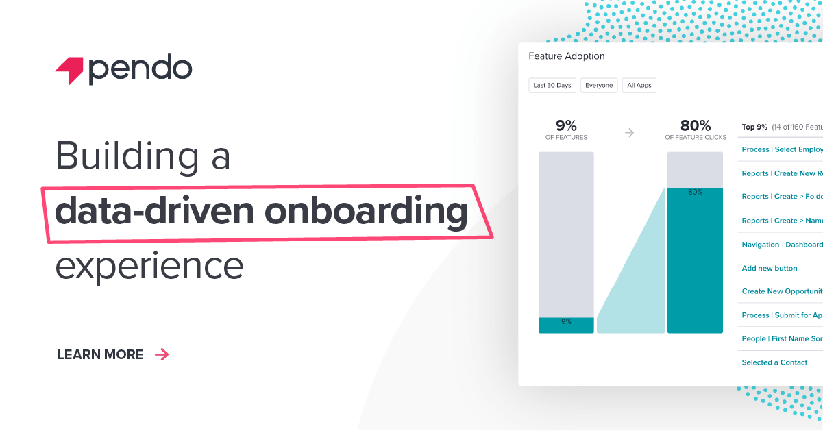 Using Product Data to Inform Your Onboarding Strategy Pendo.io