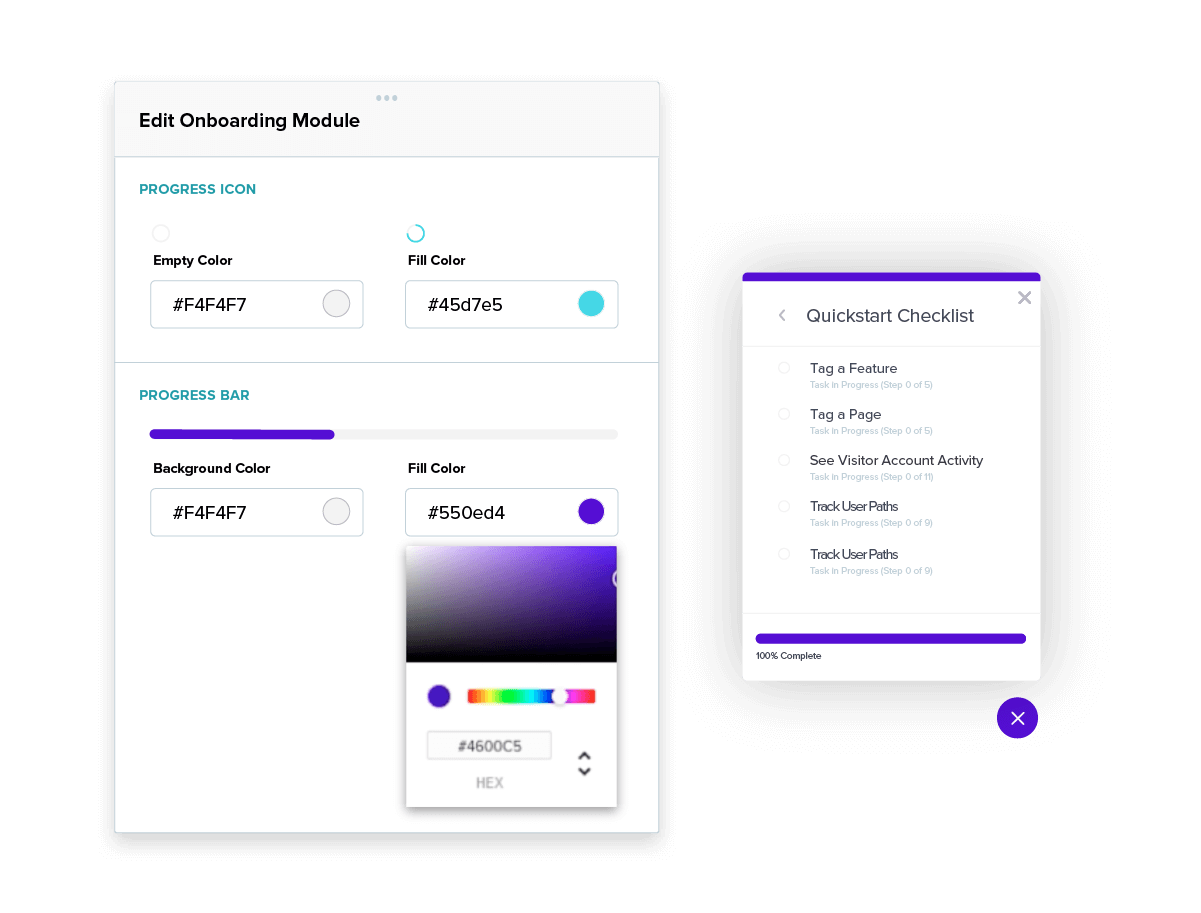 Personalizing Your In-App Onboarding Experience - Onboarding Module Customization - Pendo