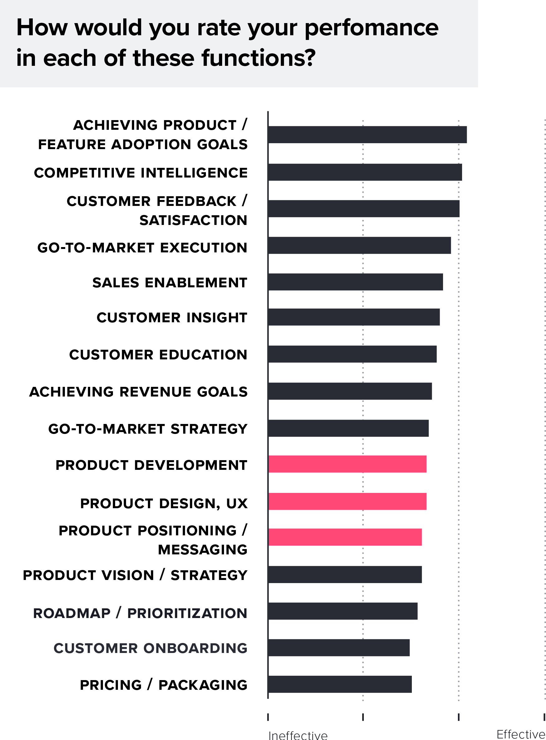 Product Management Performance by Function: Europe