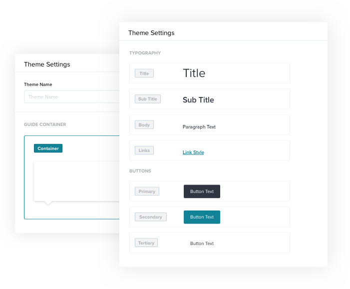Pendo Adopt - theme settings Pendo Adopt - theme settings