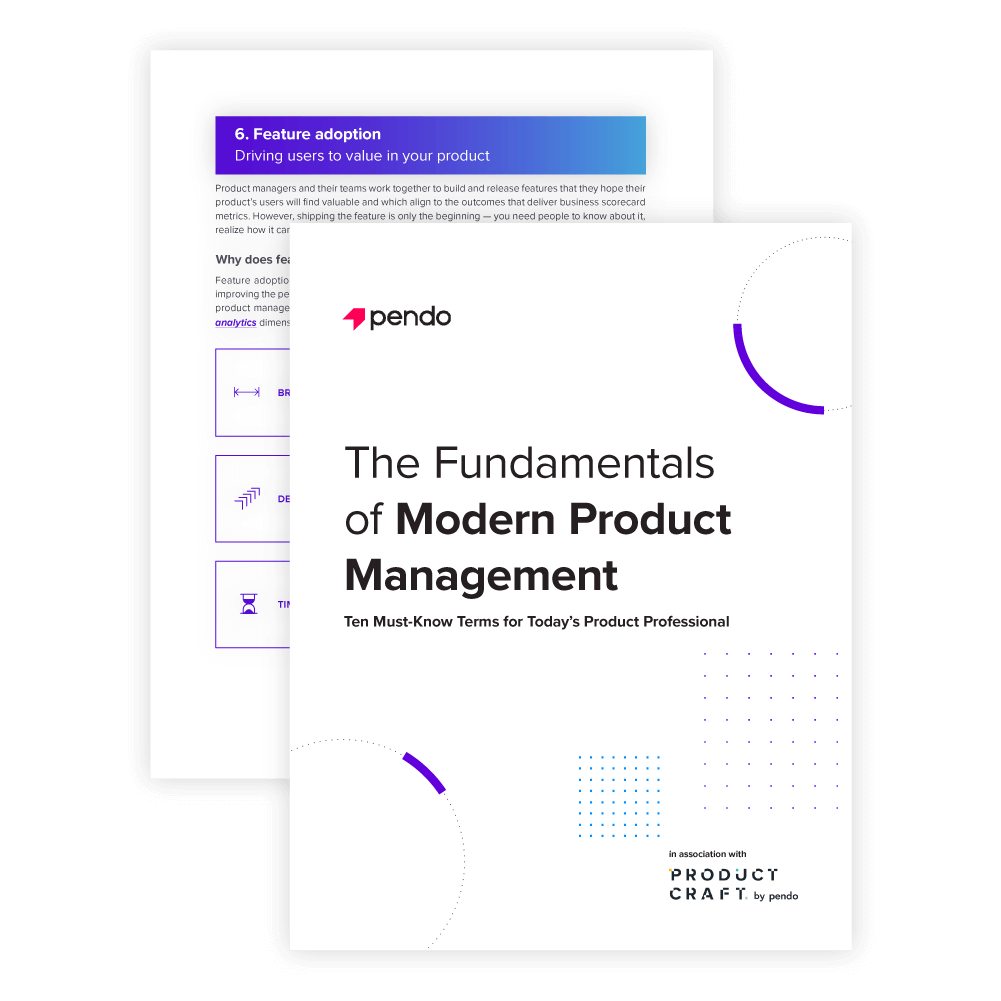Pendo Whitepaper: The Fundamentals of Modern Product Management / Start reading
