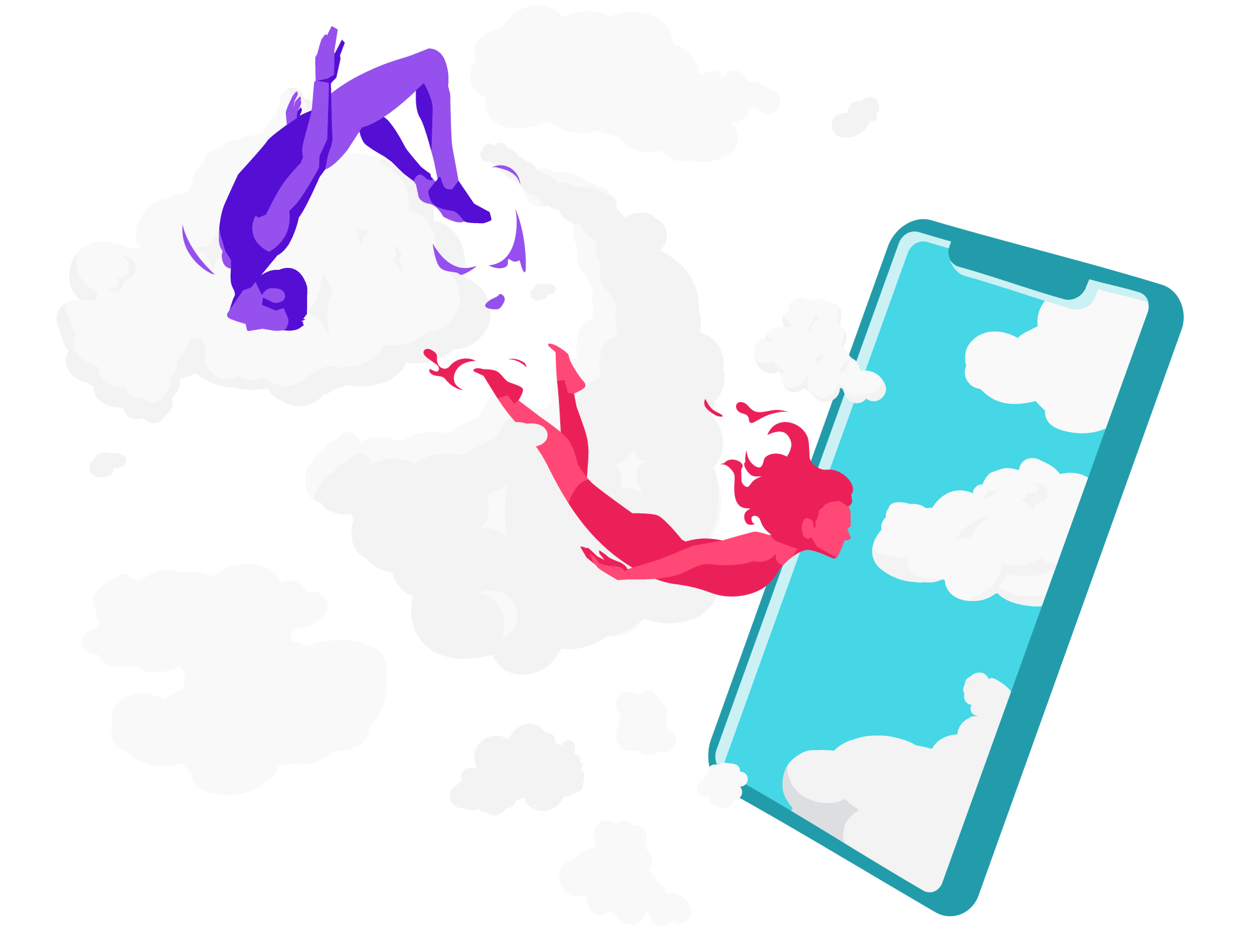 Abstract mobile graphic Abstract mobile graphic