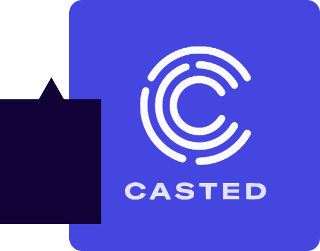 Casted logo spotlight