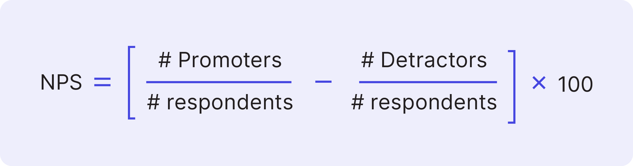 NPS formula