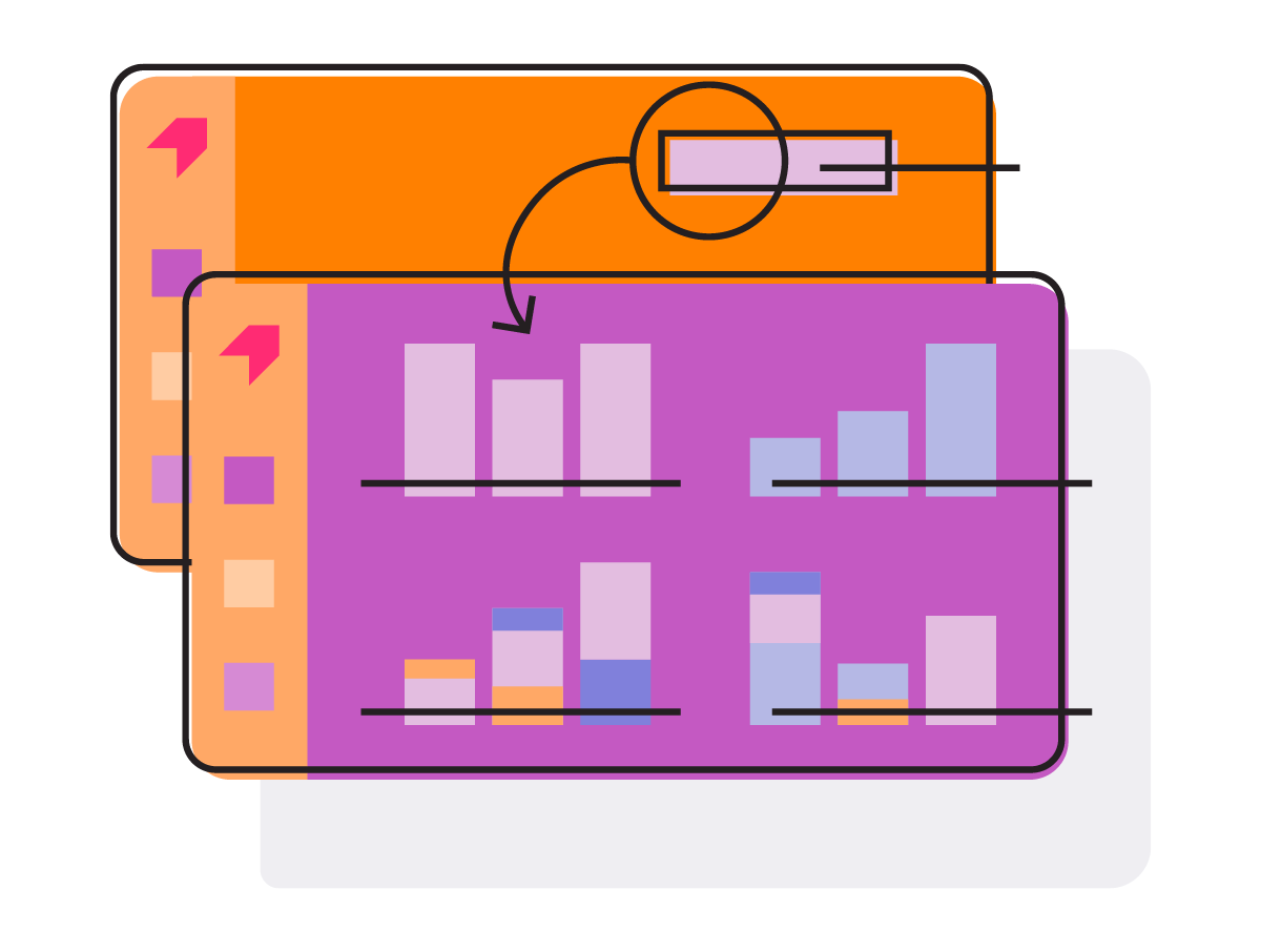 Pendo feature adoption data illustration