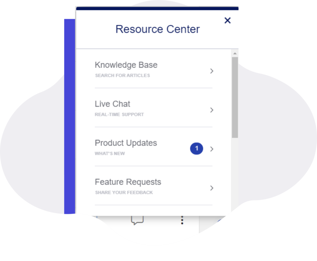 The Resource Center in one of Covetrus' products
