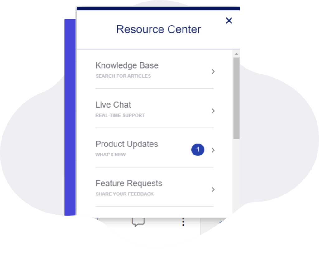 The Resource Center in one of Covetrus' products