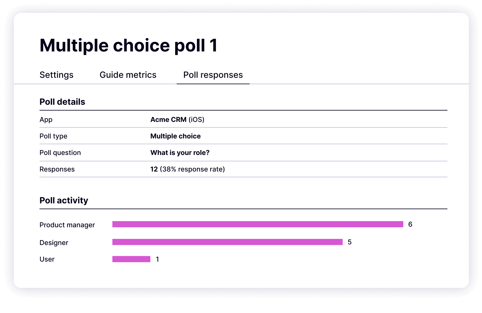 Ajoutez des questions fermées, à choix multiples ou à curseur aux études menées dans votre produit avec Pendo