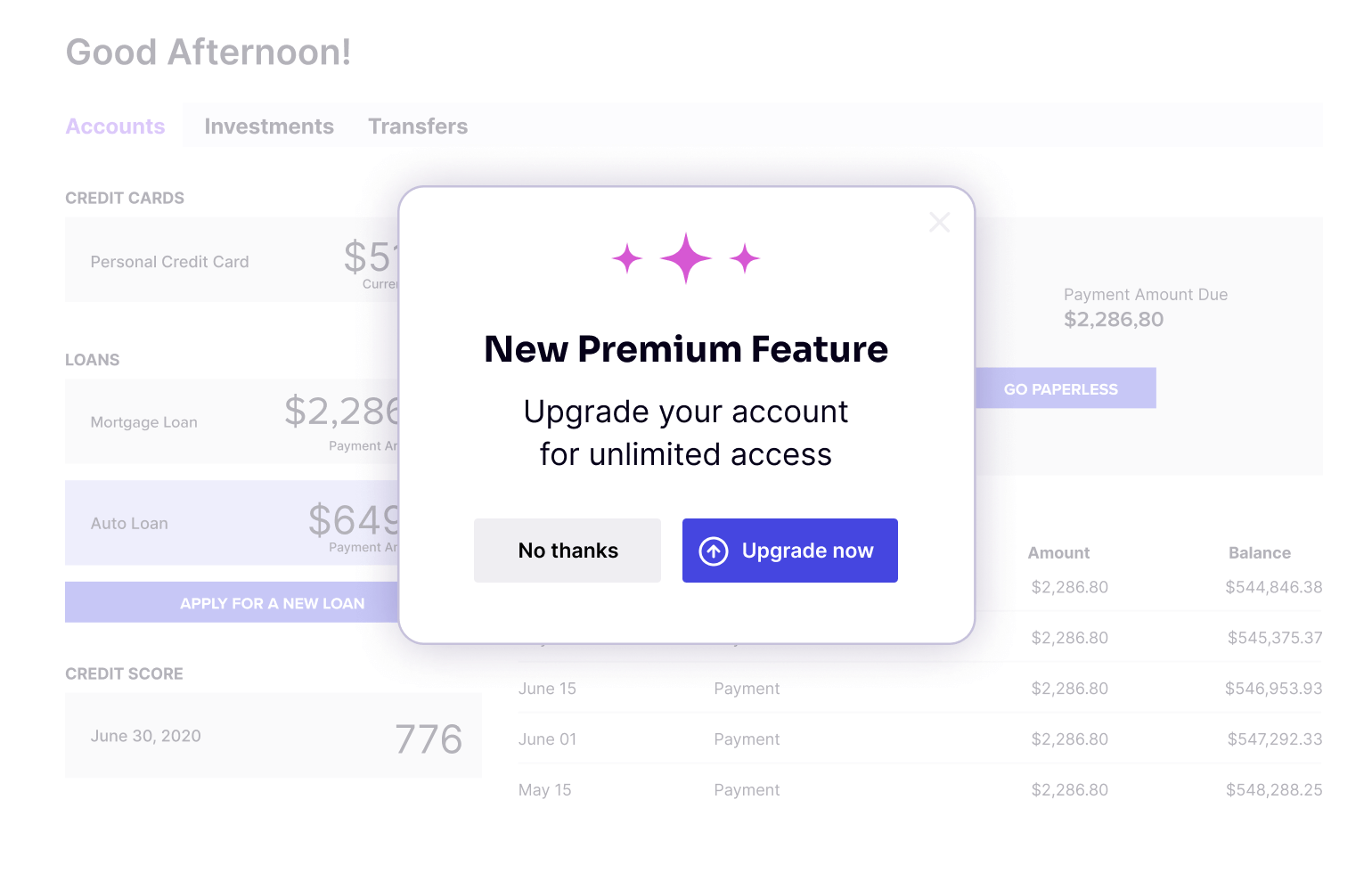 New premium feature