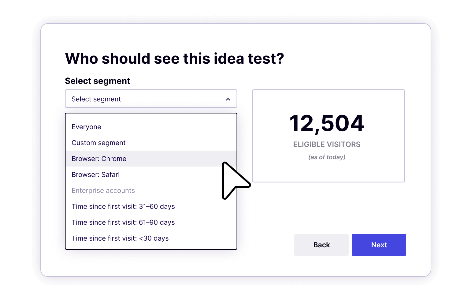 Pendo Validate - Sharing controls