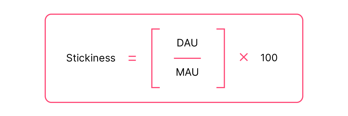 Stickiness equation
