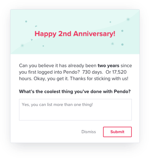 Pendo Customer Success Anniversary Guide